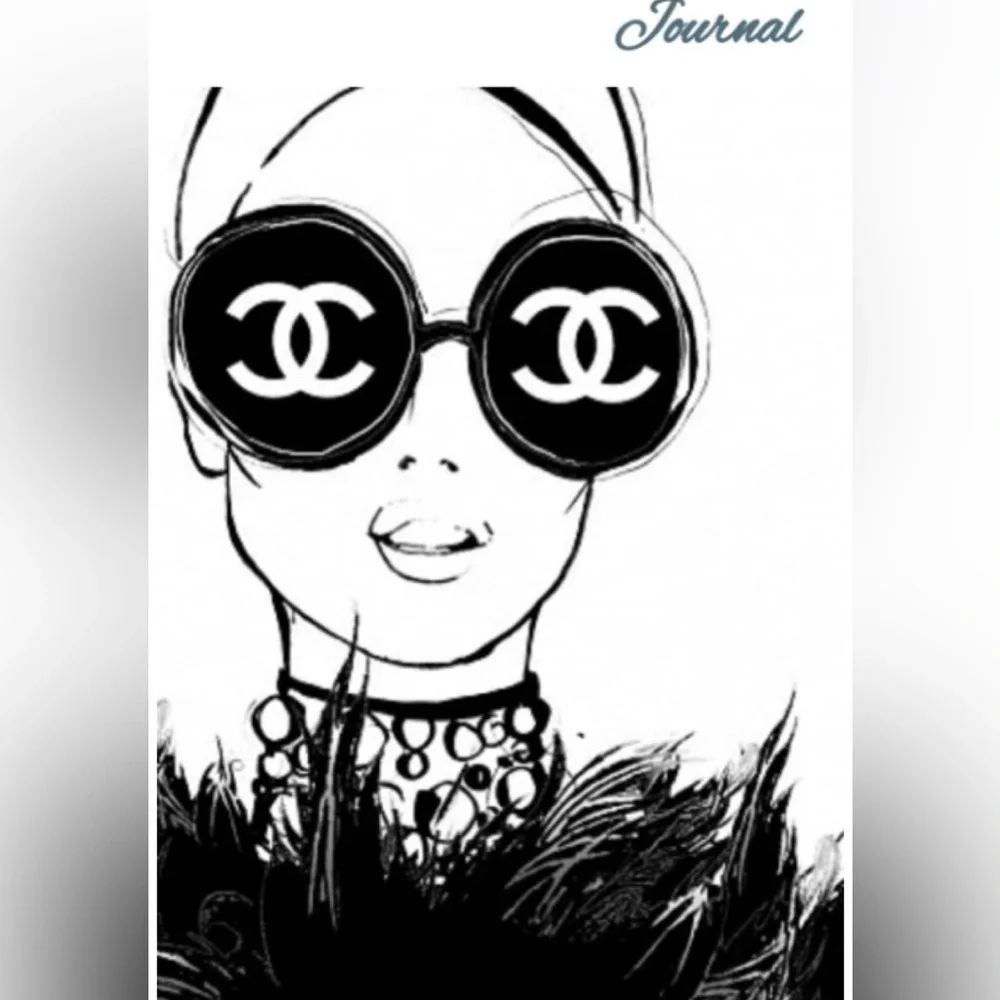 50 Page High Fashion Journal Paperback Book